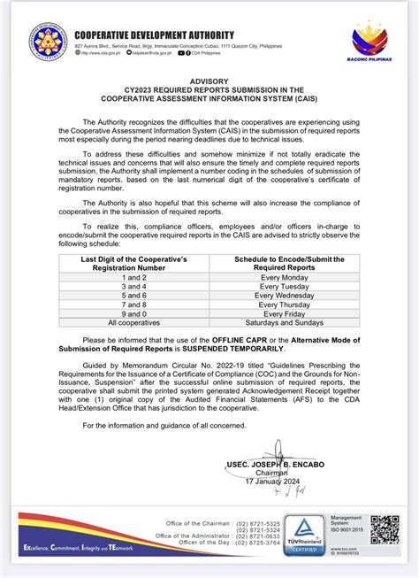 caf-is.beesuite.ph account login|Advisory on Cooperative Assessment Information System (CAIS).